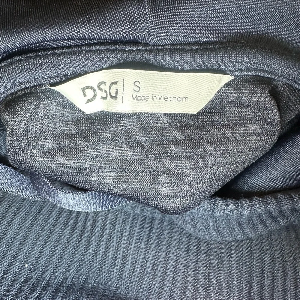 DSG Ribbed Jogger Set Navy Blue Hoodie & Pants Lounge Set Size S - Picture 3 of 5